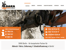 Tablet Screenshot of dara-berlin.de